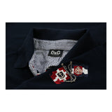 Dolce & Gabbana Polo Shirt - Small Navy Cotton