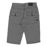 Costume National Striped Shorts - 30W 14L Black & White Cotton