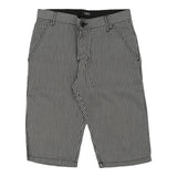 Costume National Striped Shorts - 30W 14L Black & White Cotton