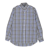 Best Company Checked Shirt - Small Blue Cotton