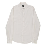 Vintage white Armani Exchange Shirt - mens medium