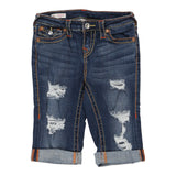 Riley True Religion Denim Shorts - 28W UK 8 Blue Cotton