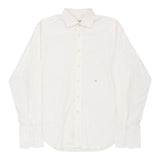 Aquascutum Shirt - Large White Cotton