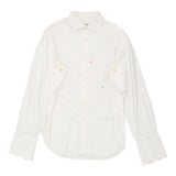 Aquascutum Shirt - Large White Cotton