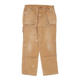 Dickies Carpenter Trousers - 32W 30L Beige Cotton