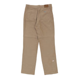 Armani Jeans Trousers - 30W UK 10 Beige Polyester Blend