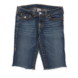 True Religion Denim Shorts - 31W 11L Blue Cotton