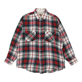 Windsor Checked Flannel Shirt - Large Multicoloured Cotton