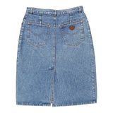 Vintage Pop 84 Midi Denim Skirt - 31W UK 12 Blue Cotton