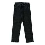 Vintage black Creek Gas Trousers - womens 30" waist