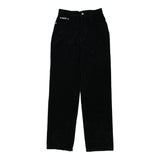 Vintage black Bicycle Cord Trousers - womens 28" waist