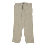 Vintage khaki Ralph Lauren Trousers - womens 34" waist