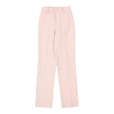 Vintage pink Stefanel Trousers - womens 25" waist