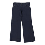 Vintage navy Armani Jeans Trousers - womens 34" waist