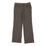 Vintage brown Unbranded Trousers - womens 32" waist