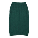 Vintage green Benetton Midi Skirt - womens x-small