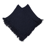 Vintage navy Poncho Benetton Jumper - womens small