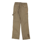 Vintage khaki Yes Miss Cargo Trousers - womens 30" waist