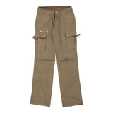 Vintage khaki Yes Miss Cargo Trousers - womens 30" waist