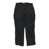 Vintage black Water Drop Cargo Trousers - womens large