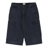 Age 12 C.P. Company Cargo Shorts - 27W 14L Navy Cotton