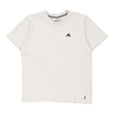 Age 14 Adidas T-Shirt - Large White Cotton