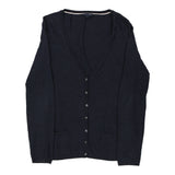 Vintage navy Tommy Hilfiger Cardigan - mens small