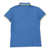 Vintage Fred Perry Polo Shirt - Medium Blue Cotton