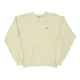 Vintage Made in France Lacoste Jumper - Large Yellow Cotton