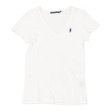 Vintage white Ralph Lauren T-Shirt - womens small