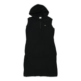 Vintage Lacoste Polo Dress - Large Black Cotton