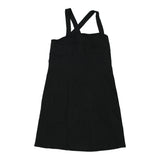 Vintage Lacoste Mini Dress - Medium Black Cotton