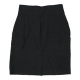 Vintage black Oliver By Valentino Mini Skirt - womens 26" waist