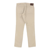 Vintage beige Burberry London Trousers - mens 34" waist