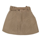 Vintage brown Max & Co Mini Skirt - womens 32" waist