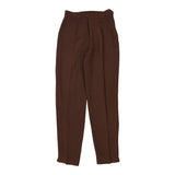 Vintage brown Cheap & Chic Moschino Trousers - womens 28" waist