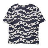 Vintage navy Valentino T-Shirt - mens large