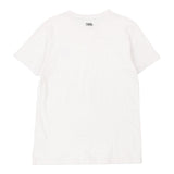Vintage white Karl Lagerfeld T-Shirt - mens large