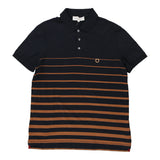 Vintage black Salvatore Ferragamo Polo Shirt - mens large