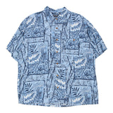 Vintage blue Puritan Short Sleeve Shirt - mens large