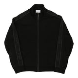 Vintage Gaelle Track Jacket - Large Black Cotton Blend