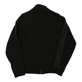 Vintage Gaelle Track Jacket - Large Black Cotton Blend