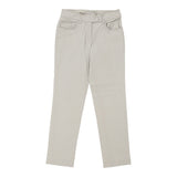 Vintage Moncler Trousers - 28W UK 6 Beige Cotton