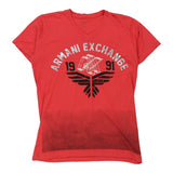 Vintage pink Armani Exchange T-Shirt - mens x-large