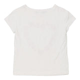 Vintage white Love Moschino T-Shirt - womens x-small