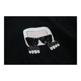 Vintage black Karl Lagerfeld T-Shirt - womens large