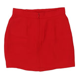Vintage red Les Copains Mini Skirt - womens 26" waist