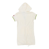 Vintage cream Napapijri Sweatshirt Dress - womens large