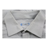 Vintage grey Yves Saint Laurent Shirt - mens x-large