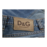 Vintage blue Dolce & Gabbana Denim Skirt - womens 28" waist
